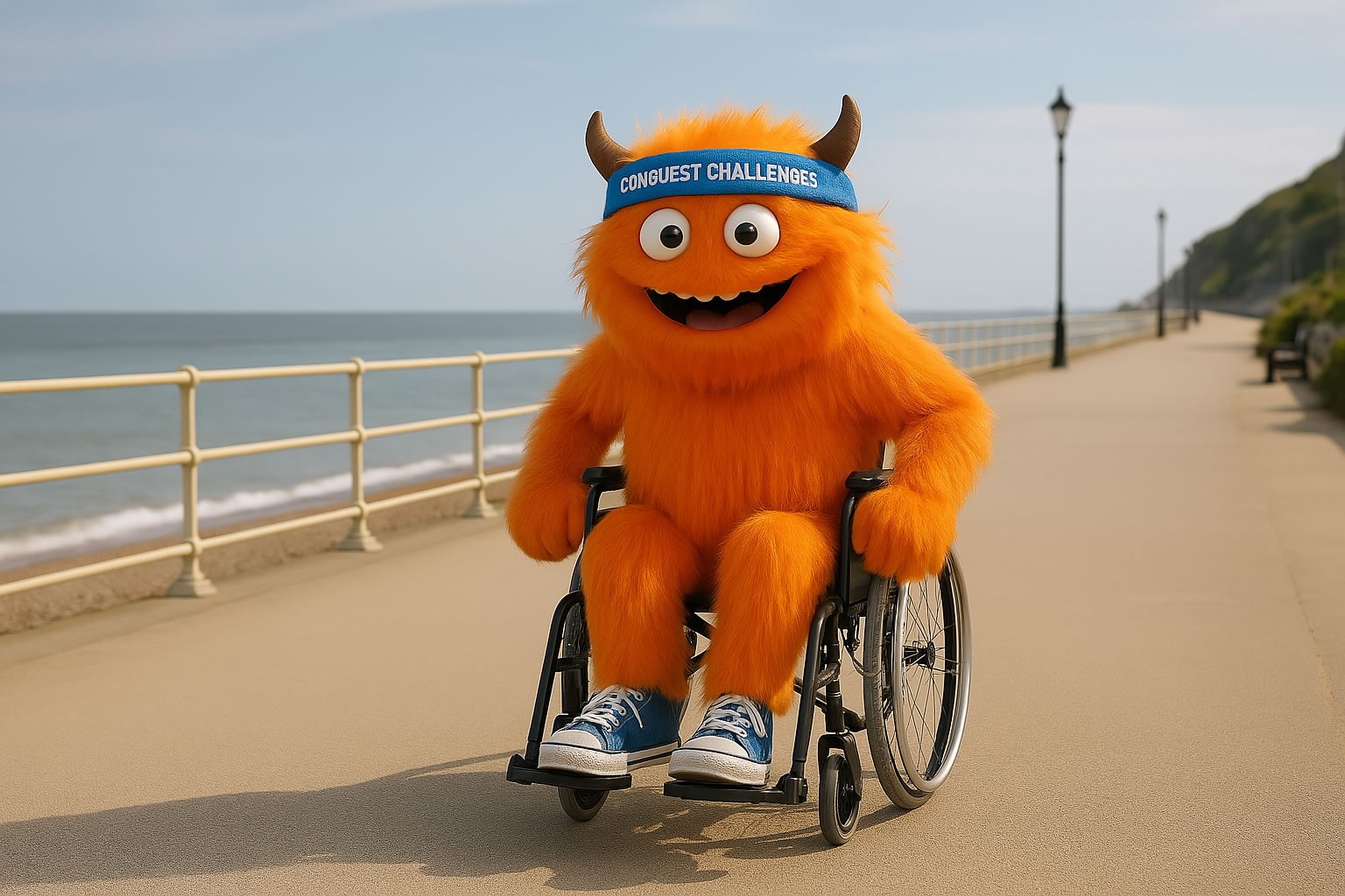 Wheelchair Conqi in wheelchair